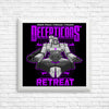 Decepticons Retreat - Posters & Prints