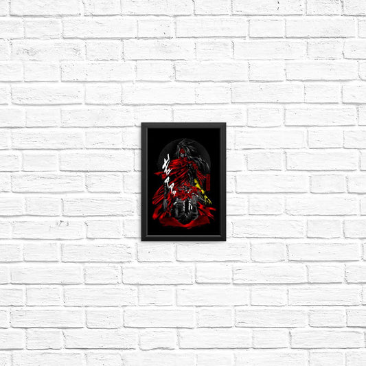 Demon Red Cape - Posters & Prints