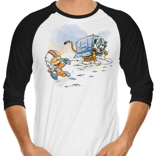 Deranged Killer Snow Walkers - 3/4 Sleeve Raglan T-Shirt