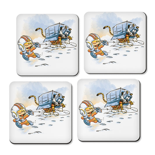 Deranged Killer Snow Walkers - Coasters