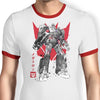 Destruction Sumi-e - Ringer T-Shirt