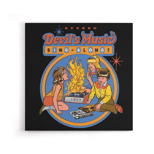 Devil's Music Sing-Along - Canvas Print