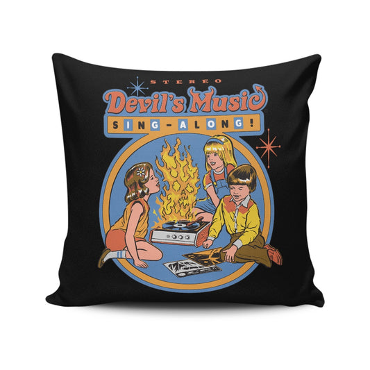 Devil's Music Sing-Along - Throw Pillow