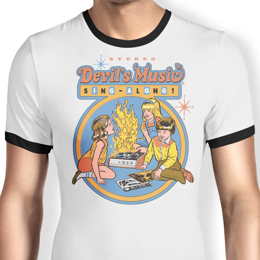 Devil's Music Sing-Along - Ringer T-Shirt