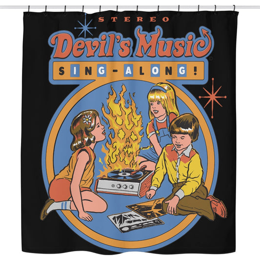 Devil's Music Sing-Along - Shower Curtain