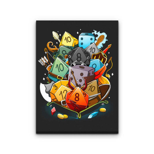 Dice Holder - Canvas Print