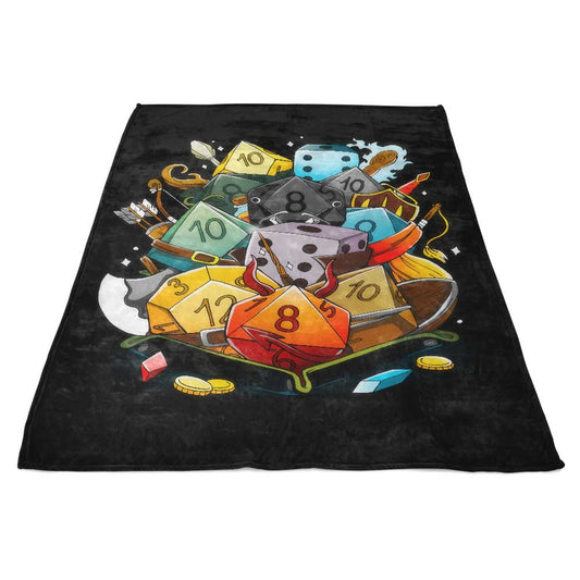 Dice Holder - Fleece Blanket