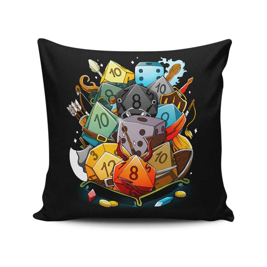 Dice Holder - Throw Pillow