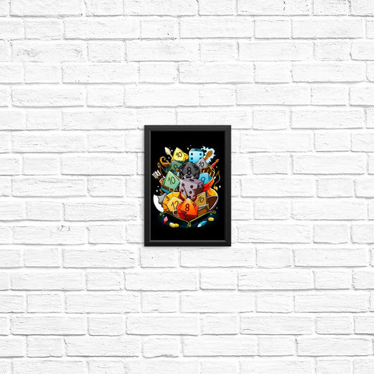 Dice Holder - Posters & Prints