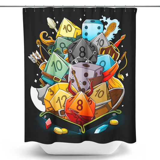 Dice Holder - Shower Curtain