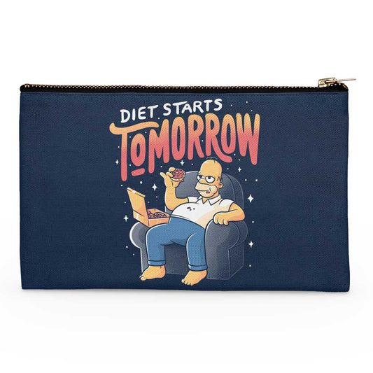 Diet Starts Tomorrow - Accessory Pouch
