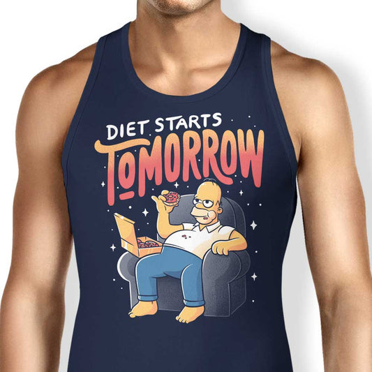 Diet Starts Tomorrow - Tank Top