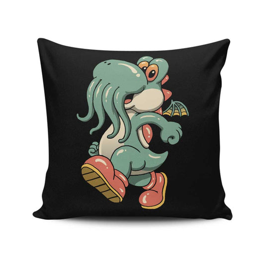 Dino Cthulhu - Throw Pillow