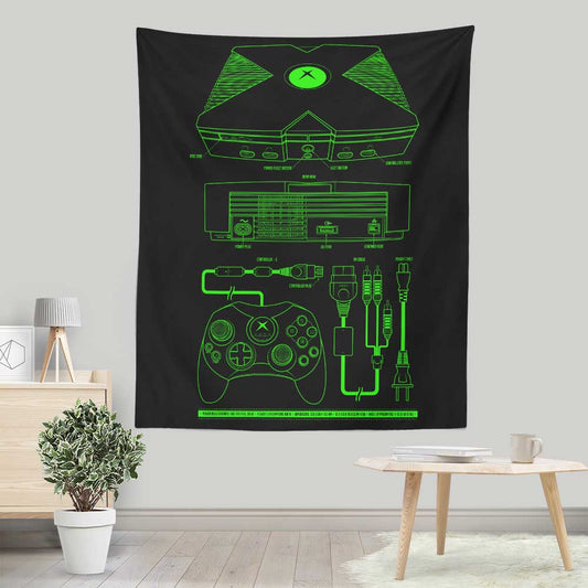 Direct Box - Wall Tapestry