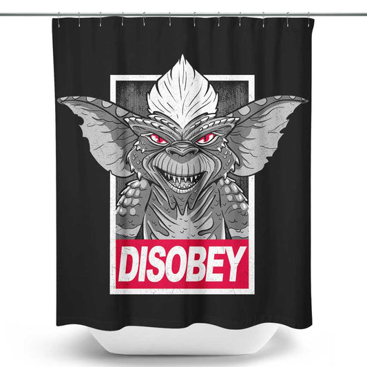 Disobey - Shower Curtain