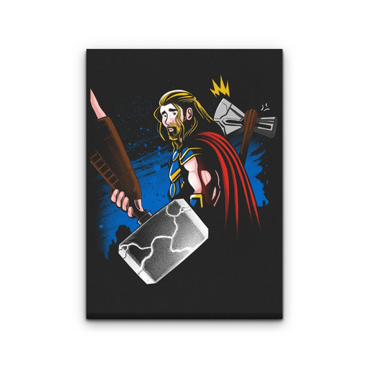 Distracted God - Canvas Print
