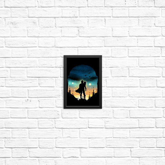 Djarin Sunset - Posters & Prints