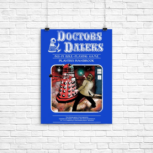 Doctors and Daleks - Poster