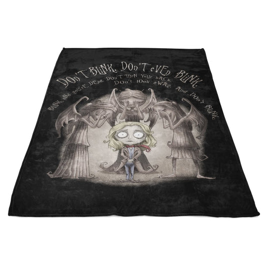Don't Blink - Fleece Blanket