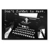 Don't Forget to Save - Metal Print