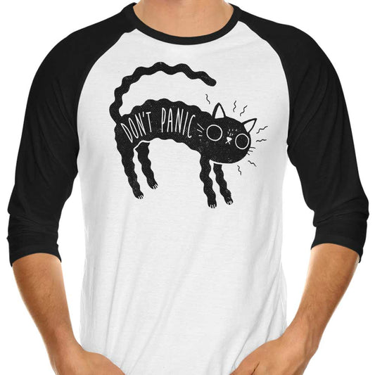 Don't Panic - 3/4 Sleeve Raglan T-Shirt