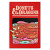 Donuts and Dragons - Metal Print