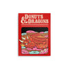 Donuts and Dragons - Metal Print