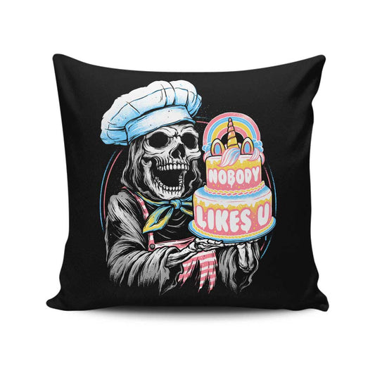 Doom Cake - Throw Pillow