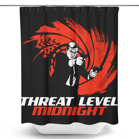 Double O Threat - Shower Curtain
