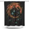Draconic Dice Keeper - Shower Curtain