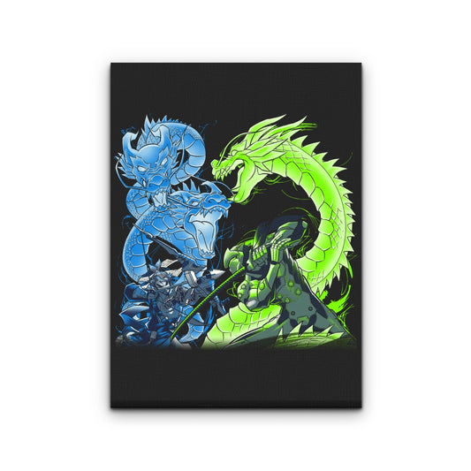 Dragon Bros - Canvas Print