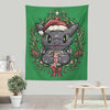 Dragon Christmas - Wall Tapestry
