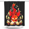 Dragon Dice Set - Shower Curtain
