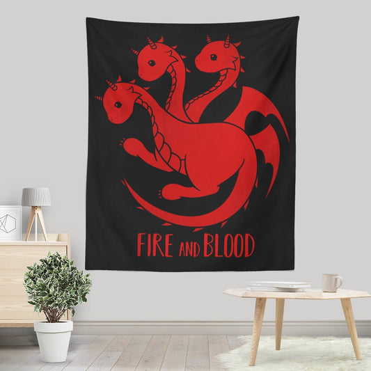 Dragon Kawaii - Wall Tapestry