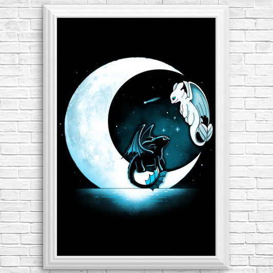 Dragon Moons - Posters & Prints