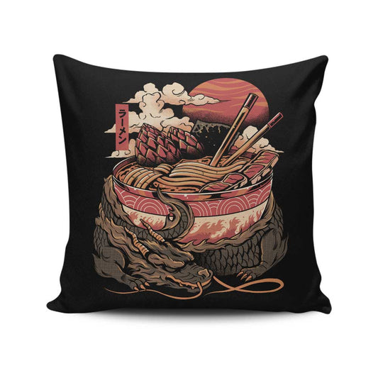 Dragon Ramen - Throw Pillow