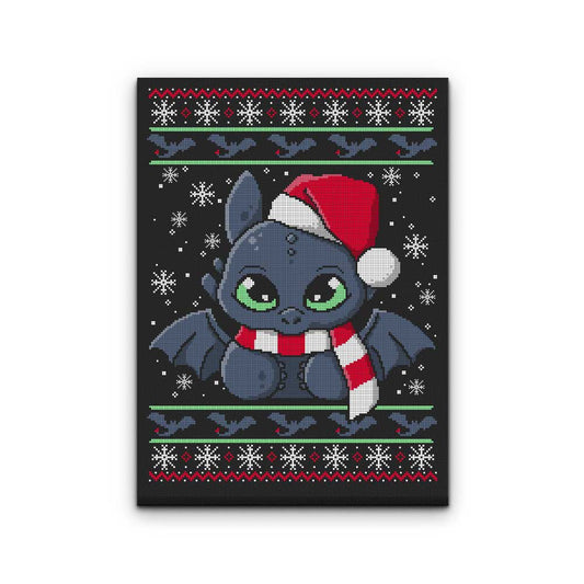 Dragon Sweater - Canvas Print