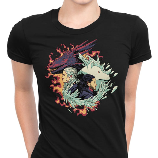 Dragons and Wolves - Women's Apparel