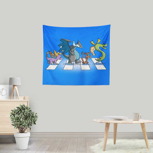 Dragons on Abbey Road - Wall Tapestry