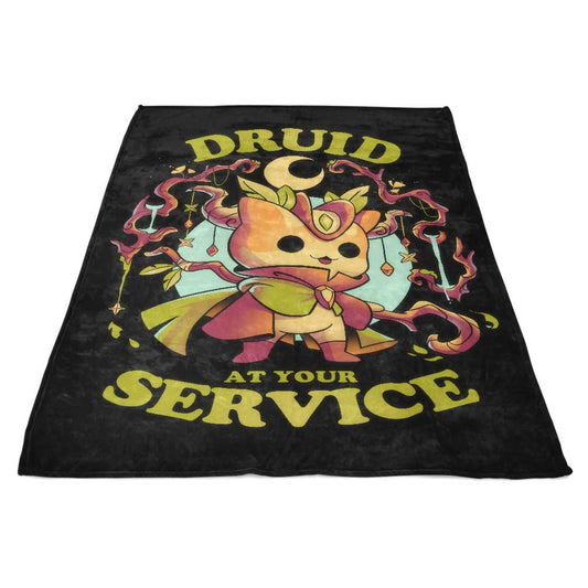 Druid at Your Service - Fleece Blanket