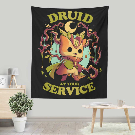 Druid at Your Service - Wall Tapestry