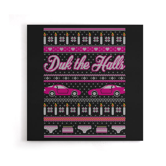 Duk the Halls - Canvas Print