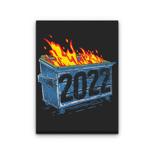 Dumpster Fire '22 - Canvas Print