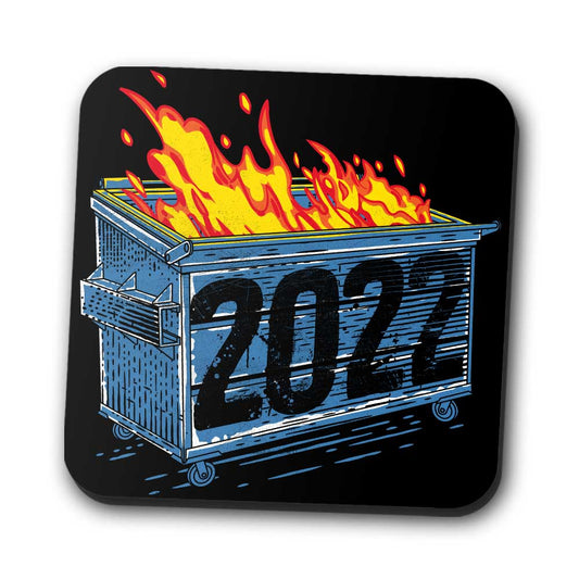 Dumpster Fire '22 - Coasters