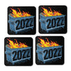 Dumpster Fire '22 - Coasters