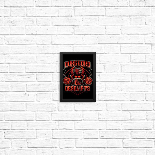 Dungeons and Deadlifts - Posters & Prints