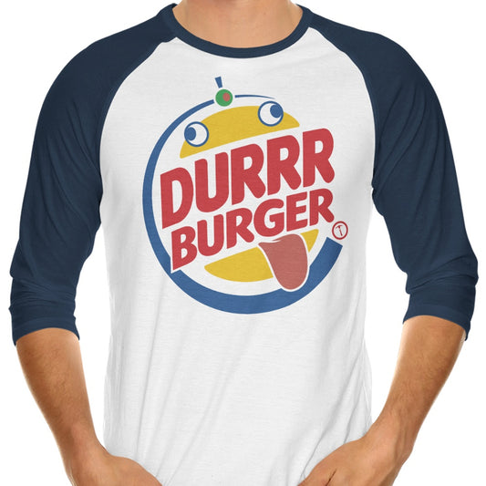 Durrrger King - 3/4 Sleeve Raglan T-Shirt