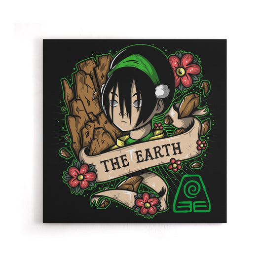 Earth Tattoo - Canvas Print