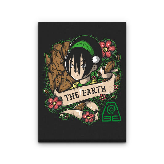 Earth Tattoo - Canvas Print