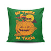 Eat Tricks, Do Treats - Throw Pillow